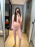 邦帛世孕婦秋衣秋褲套裝哺乳睡衣秋冬季產(chǎn)后保暖衣月子服懷孕期打底衣 孕婦保暖衣套裝-粉色 XL碼(120-140斤) 曬單實(shí)拍圖