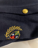 fano studios范洛2025秋季新款羊毛針織毛衣開(kāi)衫學(xué)院撞色徽章刺繡金屬扣上衣女 深灰色 S （第二批） 曬單實(shí)拍圖