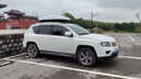 MIIKKE汽車(chē)車(chē)頂行李箱suv通用轎車(chē)超薄扁平車(chē)載車(chē)頂旅行箱大容量易安裝 雙開(kāi)580L黑/白/灰+靜音橫桿 曬單實(shí)拍圖