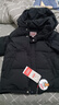 鴨鴨童裝兒童羽絨服秋冬新款男女童寬松加厚連帽短款面包服冬黑色 140 曬單實(shí)拍圖