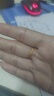 周六福爆閃方糖5G工藝黃金戒指女生日禮物計價(jià)A0113174 14號約2.62g 曬單實(shí)拍圖