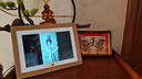 KODAK柯達(dá) 1018W 數(shù)碼相框10.1英寸高清電子相冊(cè)擺臺(tái)結(jié)婚禮物照片視頻自動(dòng)循環(huán)播放器 木色 曬單實(shí)拍圖