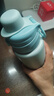 樂(lè)扣樂(lè)扣吸管保溫杯直飲杯學(xué)生水杯背帶雙飲杯316不銹鋼杯子女士熱水瓶 曬單實(shí)拍圖