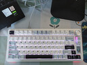 狼蛛（AULA）S75Pro無(wú)線(xiàn)機械鍵盤(pán)鼠標套裝藍牙/2.4G/有線(xiàn)三模連接全鍵熱插拔gasket結構客制化游戲電競辦公鍵盤(pán) 小拽貓【星矢軸】單鍵盤(pán) 曬單實(shí)拍圖