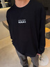 森馬（Semir）長袖T恤男重磅寬松打底上衣印花情侶裝秋季內(nèi)搭外穿101524101211 曬單實(shí)拍圖