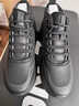 奧康（Aokang）奧康男鞋冬季加絨保暖休閑高幫雪地靴戶(hù)外防水防滑加厚中筒棉鞋男 黑色 42 (標準皮鞋尺碼) 曬單實(shí)拍圖