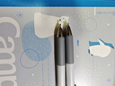 派通（Pentel）輕羽系列0.5mm按動(dòng)浮游中油筆 軟握膠學(xué)生辦公用圓珠筆（替芯ZRN5 ）藍色BZN205-CX 曬單實(shí)拍圖