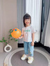 鴻星童女童運動(dòng)鞋2025新款秋季兒童鞋防滑透氣小白板鞋中大童女孩公主鞋 淺黃色 34 曬單實(shí)拍圖