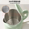 九陽(yáng)（Joyoung）熱水壺燒水壺電水壺 雙層壺體 304不銹鋼 1.5L家用0膠水電水壺 K15FD-W112 曬單實(shí)拍圖
