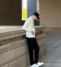nasawassup官方潮牌聯(lián)名針織衫男秋冬季純色襯衫領(lǐng)假兩件保暖學(xué)院風(fēng)男士毛衣 米白色 XL （建議120-140斤） 曬單實(shí)拍圖