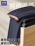 羅蒙（ROMON）西裝休閑褲商務(wù)通勤風(fēng)加絨加厚秋冬季高彈免燙正裝長(cháng)褲子男 黑 33 曬單實(shí)拍圖