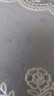 艾薇桌布防水防塵長(cháng)方形pvc蕾絲餐桌布茶幾臺布90*150傾城牡丹 曬單實(shí)拍圖