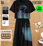 她池時(shí)尚套裝2026夏裝新款女裝印花T恤搭半身裙休閑兩件套 曬單實(shí)拍圖