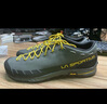 拉思珀蒂瓦（LA SPORTIVA） TX2 城市戶(hù)外休閑鞋輕量徒步鞋登山鞋攀巖接近鞋男女款 碳灰/黃 牛皮版（建議拍大1碼） 42 曬單實(shí)拍圖