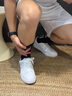 卡賓板鞋男鞋秋季透氣2025新款低幫小白鞋男士休閑鞋百搭潮流鞋子男 5510白色02 41 曬單實(shí)拍圖
