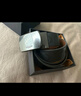 蔻馳（COACH）【品牌直供】男士C紋板扣寬版牛皮革腰帶38MM黑色配棕色CQ009 曬單實(shí)拍圖