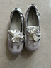 達芙妮淺口芭蕾舞蹈鞋女平底低跟輕便一腳蹬通勤透氣運動(dòng)休閑鞋 銀色38 曬單實(shí)拍圖