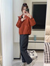 鴨鴨（YAYA）【王一博同款】鴨鴨羽絨服女2025新款秋冬休閑短款情侶厚外套YX 玫紅 【輕盈保暖/柔軟親膚】 M 110-130斤 曬單實(shí)拍圖
