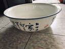 嘉蘭和面盆家用陶瓷大盆碗加特大號揉面盆加厚老式青花瓷發(fā)面拌餡菜盆 曬單實(shí)拍圖