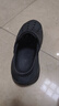 卡駱馳（crocs）女鞋厚底云朵洞洞鞋戶(hù)外休閑時(shí)尚一腳蹬沙灘鞋 206750-001 38-39 曬單實(shí)拍圖