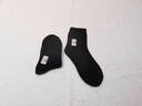 浪莎襪子男士純棉冬季加厚加絨保暖冬天全棉黑色毛巾中筒襪男襪 黑色  5雙 均碼 加絨加厚男襪39-44碼 曬單實(shí)拍圖