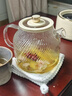 World Kitchen康寧養生壺全玻璃恒溫壺煮茶壺煮茶器1L辦公室必備家用花茶壺燉煮燒水壺電熱水壺煮水壺（標準款） 曬單實(shí)拍圖