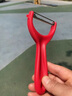 愛(ài)仕達（ASD）鋒利不銹鋼削皮器削皮刀削水果刀刮皮瓜果刨土豆結實(shí)好用 [2個(gè)]新款紅色牙口刨 曬單實(shí)拍圖