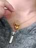 老廟黃金吊墜足金盤纏胖福掛墜平安項(xiàng)鏈送女友老婆生日節(jié)日禮物 吊墜/約1.45g（平安胖福） 曬單實(shí)拍圖
