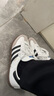 阿迪達斯 adidas三葉草samba T頭鞋運動(dòng)鞋男女休閑鞋教師節禮物B75806 38 曬單實(shí)拍圖