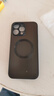 奶小鴨 【AG磨砂】適用蘋(píng)果14promax手機殼 iphone14promax保護套magsafe磁吸充電全包防摔男女款 石墨黑 曬單實(shí)拍圖