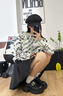達芙妮厚底樂福鞋女2025新款秋季復古英倫風小皮鞋多配飾百搭黑色單鞋女 黑色【雙配飾 6cm厚底】 37 曬單實拍圖