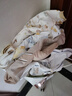 babylove新生兒包屁衣嬰兒衣服春秋季莫代爾棉打底衣寶寶三角哈衣爬服 白杏米 73cm 曬單實(shí)拍圖