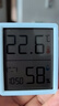 得力(deli)室內電子溫濕度計/表辦公家用壁掛桌面嬰兒房?jì)和k公用品生日禮物 帶時(shí)間+表情顯示LE517 曬單實(shí)拍圖