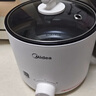 美的（Midea）電煮鍋 宿舍小電鍋 電蒸鍋 學(xué)生寢室一體泡面小火鍋 多功能鍋 XZE1613 1.7L 配蒸籠【國家補貼】 曬單實(shí)拍圖