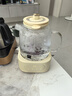World Kitchen康寧養生壺全玻璃恒溫壺家用多功能辦公室煮茶器燒水壺花茶 1.2L山姆升級款【玻璃壺+茶漏+燉盅】 曬單實(shí)拍圖