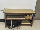 竹木換鞋凳藤編家用門(mén)口可坐鞋架穿鞋凳入戶(hù)門(mén)鞋柜門(mén)口長(cháng)條凳一體 hz-茶色藤編換鞋凳 3層80cm 曬單實(shí)拍圖