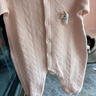 巴拉巴拉童裝嬰兒連體衣新生兒寶寶滿(mǎn)月爬服夾棉加厚萌趣男童女童嬰童衣服 粉底白色獨角獸 66cm 曬單實(shí)拍圖