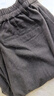 無(wú)印良品（MUJI）女式 彈力 燈芯絨 輕便直筒褲 褲子女款25年秋季女裝BE1Y5A5A 深灰色 M (160/66A) 曬單實(shí)拍圖