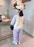 KUROMI酷洛米女童套裝秋季彩點(diǎn)洋氣衛(wèi)衣長(zhǎng)褲2025新款兒童上衣休閑褲秋裝 紫 炫彩酷洛米_蕾絲酷洛米小X 130 曬單實(shí)拍圖