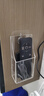 普蘭達空調電視遙控器掛式收納盒墻壁掛架置物架收納架盒掛墻手機放置架 透明單格遙控器款 收藏加購送免釘膠貼 曬單實(shí)拍圖