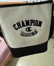 Champion冠軍2025年夏季新款單肩包校隊水桶包男女情侶休閑斜挎包 黑色 均碼 曬單實(shí)拍圖