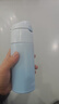 膳魔師（THERMOS）保溫杯400ml男女士?jì)和瘜W(xué)生保冷吸管杯水杯子TCMI-400S BLW 曬單實(shí)拍圖