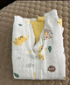 歡喜小熊嬰兒連體衣秋季薄棉寶寶純棉連帽哈衣外出服新生兒春秋款衣服 曬單實(shí)拍圖