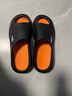 Leepag品牌斷碼2025新款夏季情侶防滑戶(hù)外海邊沙灘鞋男士運動(dòng)拖鞋涼拖 黑橘【白標】 44-45 曬單實(shí)拍圖