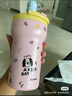 BABLOV保溫杯女士陶瓷覆膜內膽水杯高顏值雙飲兒童吸管保冷杯子女生禮物 曬單實(shí)拍圖