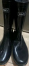 回力雨鞋男士防水鞋防滑耐磨膠鞋輕便廚師鞋雨靴套鞋807  黑色高筒 39 曬單實(shí)拍圖