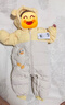 巴拉巴拉童裝嬰兒羽絨服連體衣2025寶寶冬裝加厚哈衣爬服萌趣208425120214 曬單實(shí)拍圖