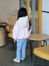 班喜迪女童外套寶寶棉服秋冬裝2025新款兒童冬季洋氣公主連帽上衣小童裝 粉色 90 曬單實(shí)拍圖