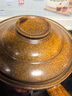 陶瓷耐熱側把鍋大號粗陶小砂鍋耐高溫明火奶鍋兒童輔食鍋煮粥燉湯 大號古銅側把鍋 2L 曬單實(shí)拍圖