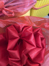 佳妍大紅花球 退伍開(kāi)業(yè)綢帶花球結婚車(chē)頭花裝飾慶典剪彩揭幕紅布50cm 曬單實(shí)拍圖